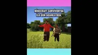 Minecraft Survivor Part 1 #minecraft #minecraftshorts #gamer