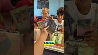 Trading Common Pokemon Cards for RARE Pokemon Cards! (Surprising Kids) #public #reaction #pokemon