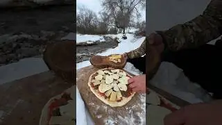 pizza in the mountains🤤😍