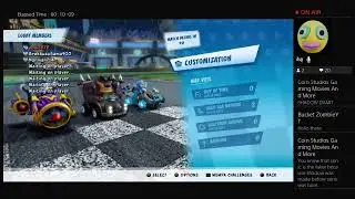 Lets talk while I play crash team racing nitro fueled
