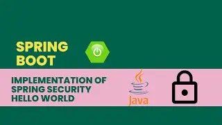 Spring Boot Spring Security Hello World | Basic of Spring Security | Default Login