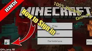 How to Sign in Minecraft PE in Hindi | How to Sign in Minecraft | 2021