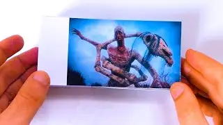 Long Horse vs SCP-096 / Flipbook Animation