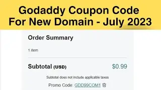 Godaddy Promo Code For Hosting & New Domain | October 2023 |