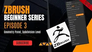 ZBrush Geometry Panel & Subdivision Explained | ZBrush Tutorial for Beginners [Episode 3] in HINDI