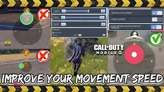JOYSTICK AND ALWAYS SPRINT DETAILED EXPLANATION | COMPLETE TUTORIAL | TIPS AND TRICKS | COD MOBILE