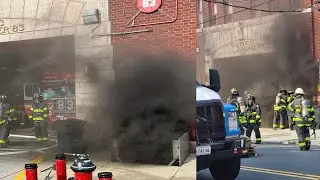 FDNY - Audio + Pics - Fire in A Firehouse - Fire in the basement of E-163/L-83's Firehouse - 6/17/24