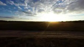 Закат за городом!