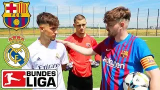 FOOTBALL CHALLENGE vs. U19 Bundesliga Players - Matti & Lukas | ViscaBarca