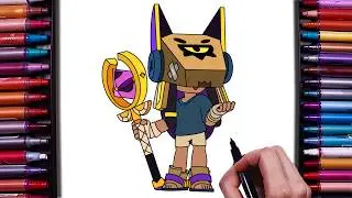 How to Draw Finx Brawl stars | Finx New Brawler | How to Draw Brawl Stars