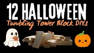 DIY Halloween Decor on a Budget 12 Tumbling Tower Block Ideas