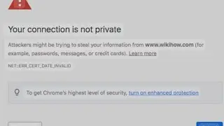 Google chrome || Your connection is not private || Error || Laxman bk official || 22 september 2024