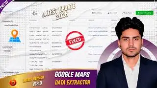 Google Maps Scraper Chrome Extension Fixed | google map data extractor latest update | gmap scraper