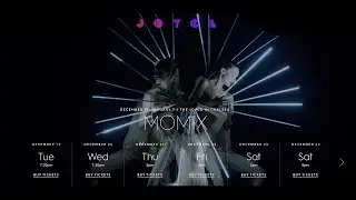 MOMIX Returns to the Joyce Dec 19, 2023 - Jan 7, 2024