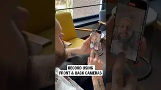Record with Front and Back Cameras at the Same Time on iPhone