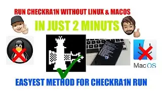 HOW TO INSTALL CHECKRA1N IN 2 MINUTS WITHOUT MACOS WITHOUT LINUX INSTALLING IN URDU