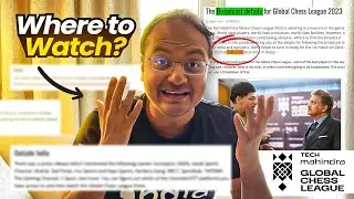 Where to WATCH the Global Chess League 2023? *REVEALED*