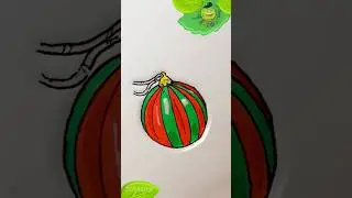 Рисунок новогоднего шара 