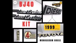 Toyota Land Cruiser BJ40 Emblem Kit | Emblem Replacement | #shorts