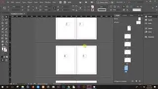 Insert, Delete and duplicate, update pages in Adobe Indesign CC 2018 tutorial