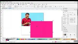 How to add picture in a circle without PowerClipping using CorelDraw #technology #skills #coding