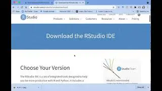 Installing R and RStudio