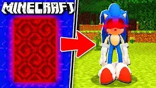 Make a PORTAL to the SONIC EXE DIMENSION in Minecraft!