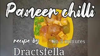 PANEER CHILLI IN 3 MINUTES