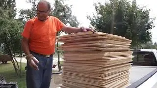 Greg Got A Pile Of Cheap Pressboard Lumber For Only $30 And He Starts Making Hearts For His Crosses