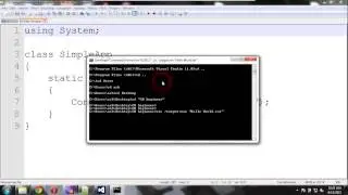 Простая 'Hello World" программа в C#