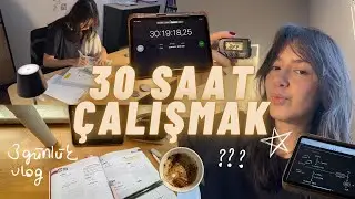 30 Saatlik Ders Challenge🥱 -YKS Ders Çalışma Günlüğüm 