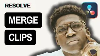 How To merge Clips In DaVinci Resolve 18 Quick Tutorial