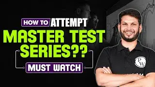 How to Attempt Master Test Series? CA Preparation 🔥 CA Intermediate by PW