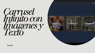 ✨ Crea un Carrusel Animado SOLO con HTML y CSS 🖼️🔥 | Efecto Profesional Paso a Paso