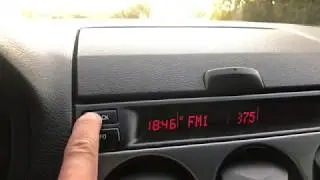 How to set the Mazda 6 clock