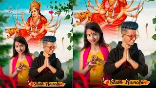 Navratri Special Photo Editing || Durga Puja Photo Editing || PicsArt Navratri Photo Editing