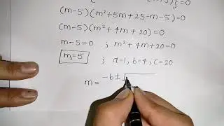 Nice Maths Problem |Math Olympiad |Solve For m?