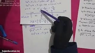 Exercice 5 Problèmes du 1er et du second degré P6