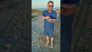 DJI Neo high wind at the beach over water demo AI Drone