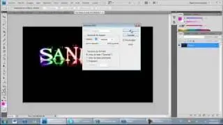 Como crear un texto de colores neon en photoshop