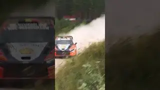 Thierry Neuville Pushing Hard #RallyLatvia #WRC #Rally1 #Hyundai #Rally #Automobile #Shortsvideo