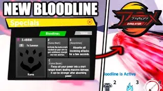USING *NEW* KUMA BLOODLINE SPECIAL! In Anime Fighting Simulator Roblox