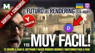 ☮️RENDER Tutorial MUY FACIL | D5 render 2.1 renderizar ARQUITECTURA exterior dia y noche RAYTRACING