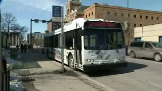 Taking a bus in Winnipeg