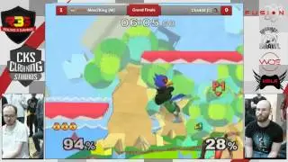 Fusion 3 - Grand Finals - MVG | Mew2King (Sheik) vs Chaddd (Falco/Ganon)