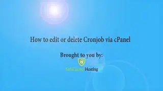 How to edit or delete Cronjob via cPanel with SafeGuard Hosting