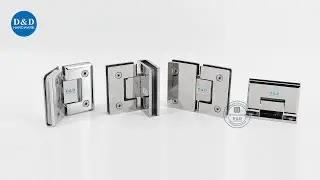 How many types of glass shower hinges?-D&D HARDWARE