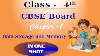 class 4 computer chapter 1 | Data Storage and Memory | Education Techpoint