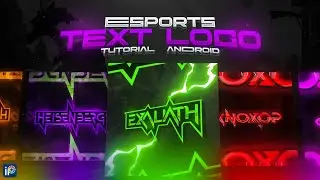 Make Esports Text logo on Android | Gaming logo tutorial | IBIS Paint X