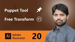 Puppet Tool & Free Transform Tool in illustrator cc